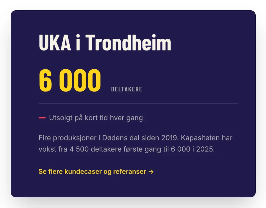 Kundecase fra silentdiscoclub.no: UKA i Trondheim, 6 000 deltakere